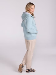 Mountain Warehouse Green Womens Penzance Zip-Through Hoodie with UV Max Protection - Image 4 of 9