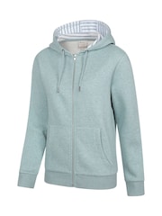 Mountain Warehouse Green Womens Penzance Zip-Through Hoodie with UV Max Protection - Image 8 of 9