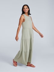 Animal Green Womens Jersey Maxi Dress - Image 3 of 4