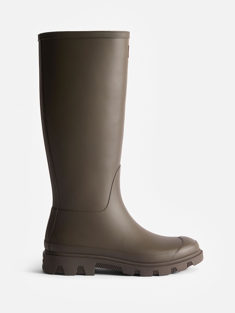 Hunter Womens Downpour Chocolate Brown Wellies - Image 1 of 4 Hunter Womens Downpour Chocolate Brown Wellies - Image 1 of 4