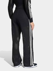 adidas Originals Black Knitted Croched Firebird Trousers - Image 4 of 10