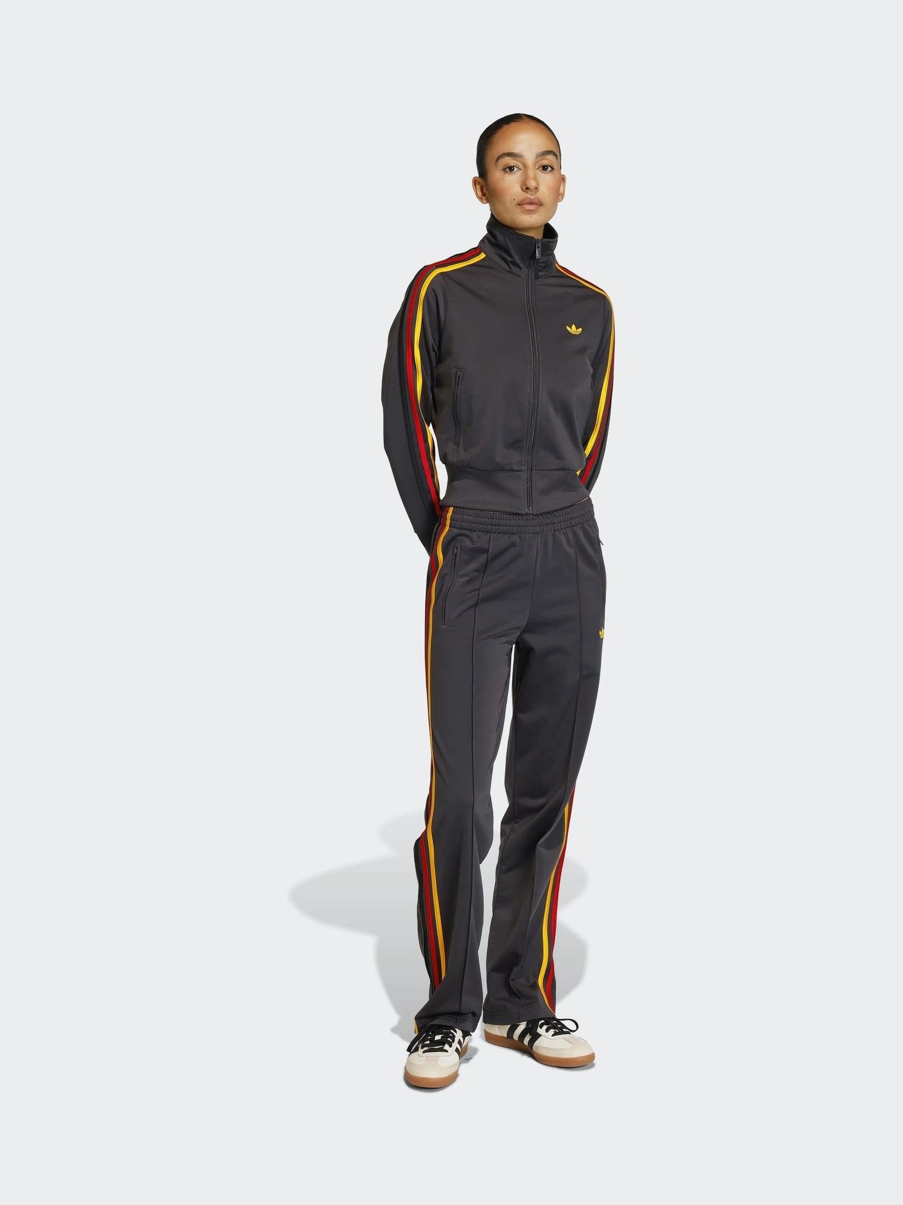 Buy adidas Originals Black/Orange Firebird Classic Track Joggers