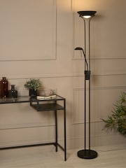 Searchlight Matt Black Carina  Sol LED Dimmable Mother  Child Floor Lamp - Image 1 of 4