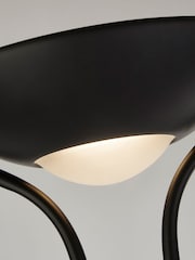 Searchlight Matt Black Carina  Sol LED Dimmable Mother  Child Floor Lamp - Image 2 of 4