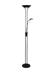 Searchlight Matt Black Carina  Sol LED Dimmable Mother  Child Floor Lamp - Image 3 of 4