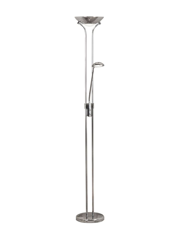 Searchlight Chrome Carina  Sol LED Dimmable Mother  Child Floor Lamp - Image 2 of 4