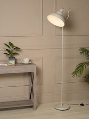 Searchlight Taupe Lumen Sphere Arch Floor Lamp - Image 1 of 4