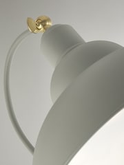 Searchlight Taupe Lumen Sphere Arch Floor Lamp - Image 2 of 4