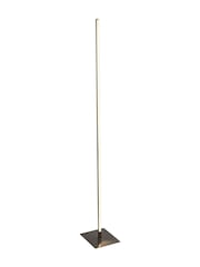 Searchlight Satin Silver and White Trionna Floor Lamp - Image 3 of 4