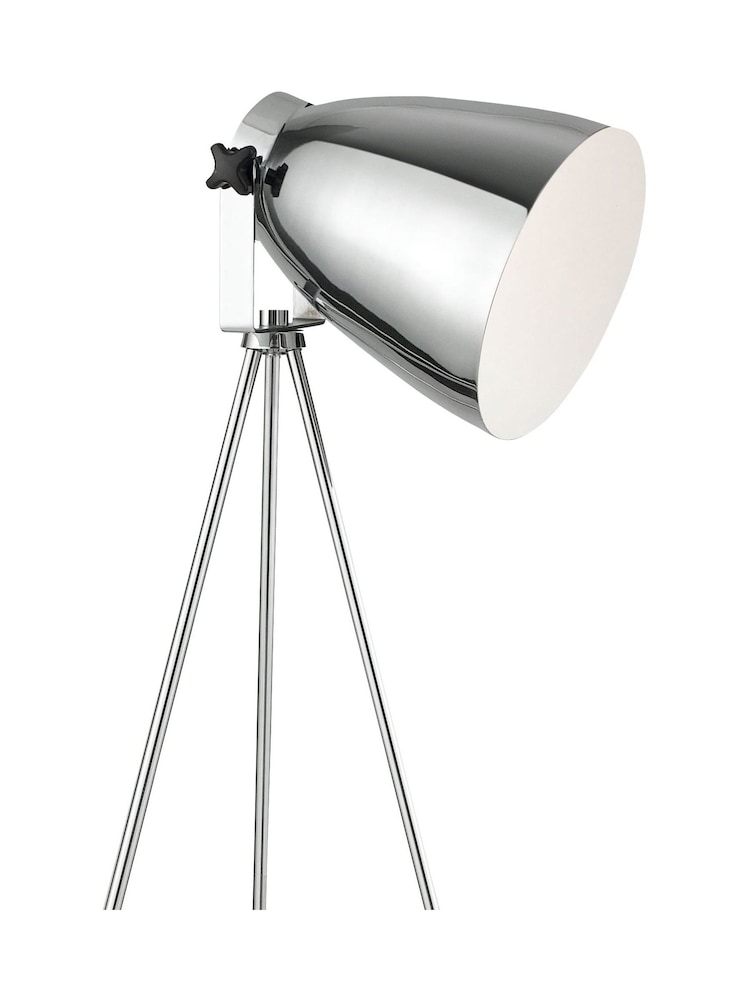 Searchlight Chrome Maestro Study Floor Lamp - Image 3 of 3