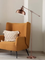Searchlight Antique Copper Smithy Floor Lamp - Image 1 of 3