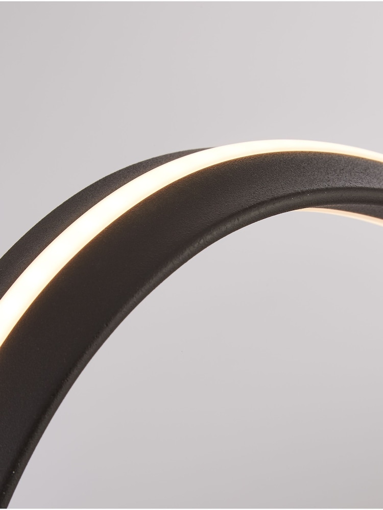 Searchlight Sand Black and White Loopy Dot Led Floor Lamp - Image 4 of 4