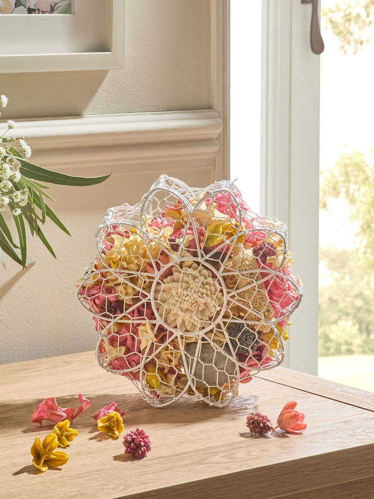 Natural Daisy Floral Peach & Freesia Potpourri - Image 1 of 5