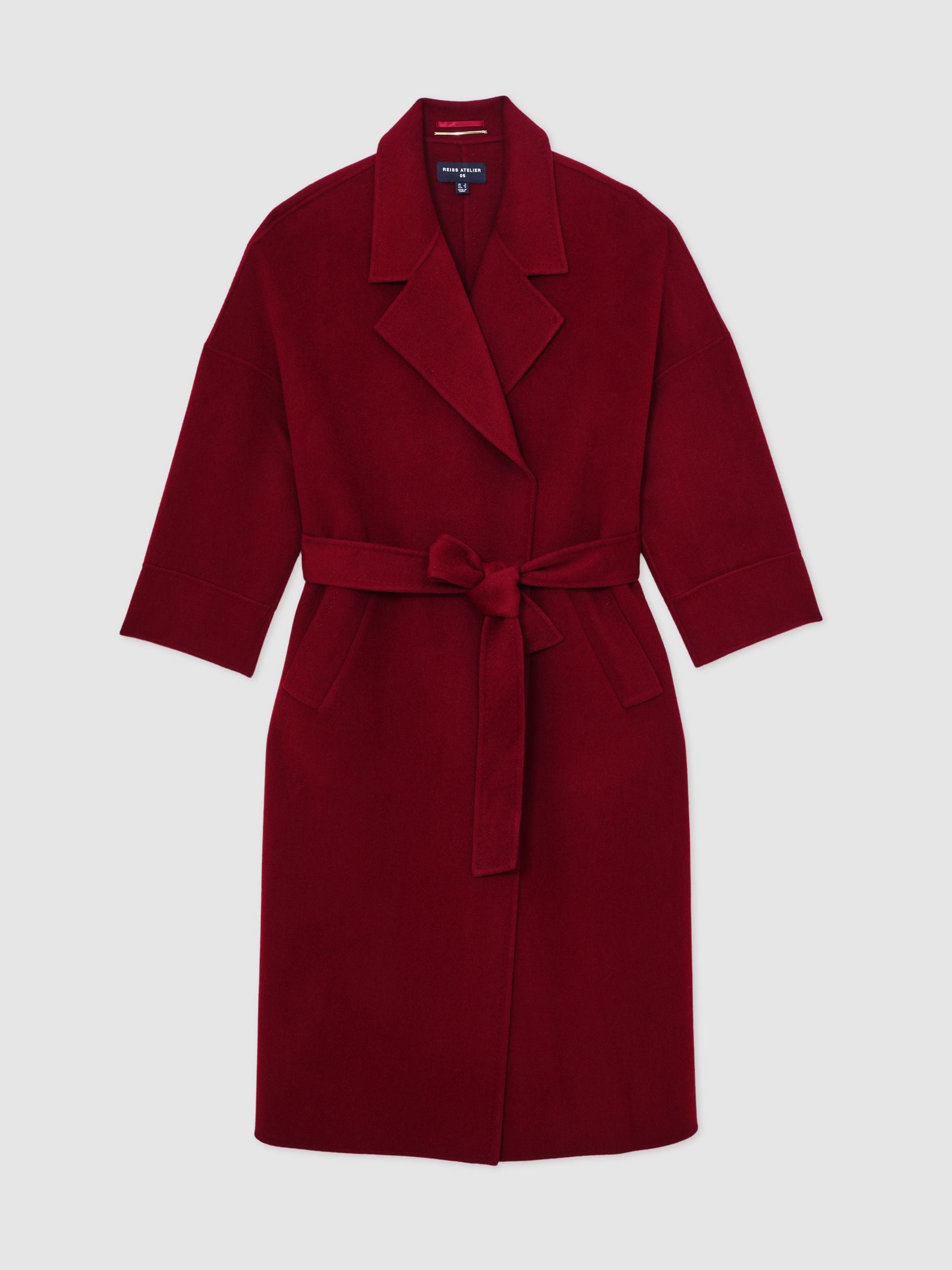 Buy Atelier Red Renato Atelier Wool Blindseam Belted Coat from
