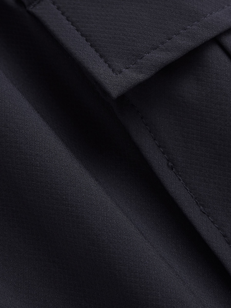 Reiss Navy Lucian Technical Drawstring Trousers - Image 4 of 4