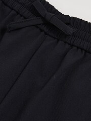 Reiss Black Lucian Technical Drawstring Trousers - Image 4 of 4