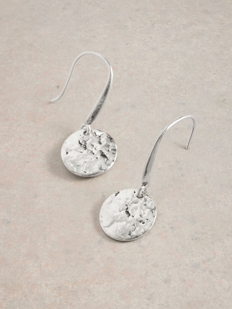 White Stuff Silver Tone Luna Earrings and Necklace Set - Image 3 of 3