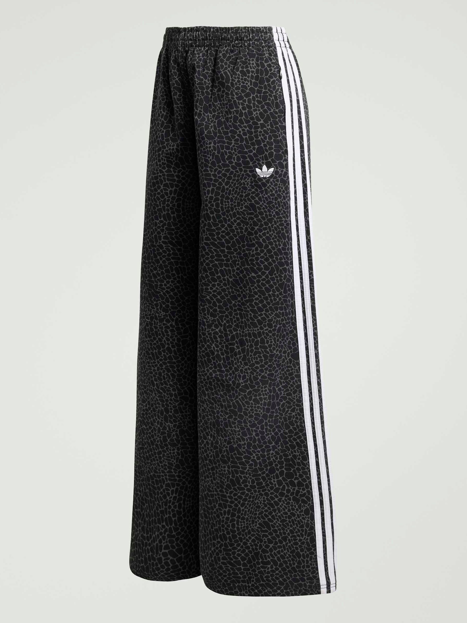 Buy adidas Originals Black Firebird Oversized Animal Print
