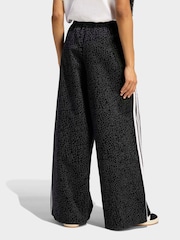 adidas Originals Black Firebird Oversized Aop Denim Jeans - Image 9 of 13