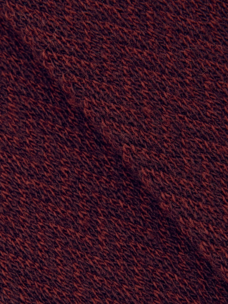 Reiss Bordeaux Otto Cotton-Blend Herringbone Socks - Image 3 of 3