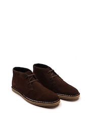 Off The Hook Light Brown Sahara Suede Leather Desert Lace-Up Chukka Boots - Image 1 of 6