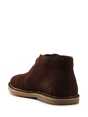 Off The Hook Light Brown Sahara Suede Leather Desert Lace-Up Chukka Boots - Image 3 of 6