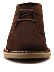 Off The Hook Light Brown Sahara Suede Leather Desert Lace-Up Chukka Boots - Image 4 of 6
