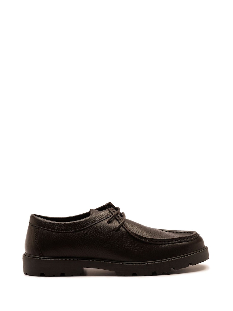 Off The Hook Brown Sky Leather Lace-Up Casual Boat Shoes - Image 1 of 6 Off The Hook Brown Sky Leather Lace-Up Casual Boat Shoes - Image 1 of 6
