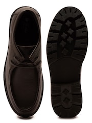 Off The Hook Brown Sky Leather Lace-Up Casual Boat Shoes - Image 4 of 6