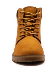 Off The Hook Yellow Solo Leather Lace Up Casual Ankle Boots - Image 4 of 6