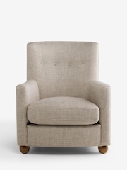 Chunky Weave Mid Natural Clarence Large Highback Chair - Image 7 of 10