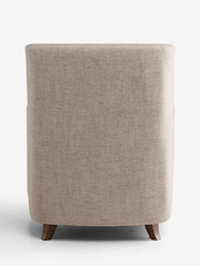 Chunky Weave Mid Natural Clarence Large Highback Chair - Image 9 of 10