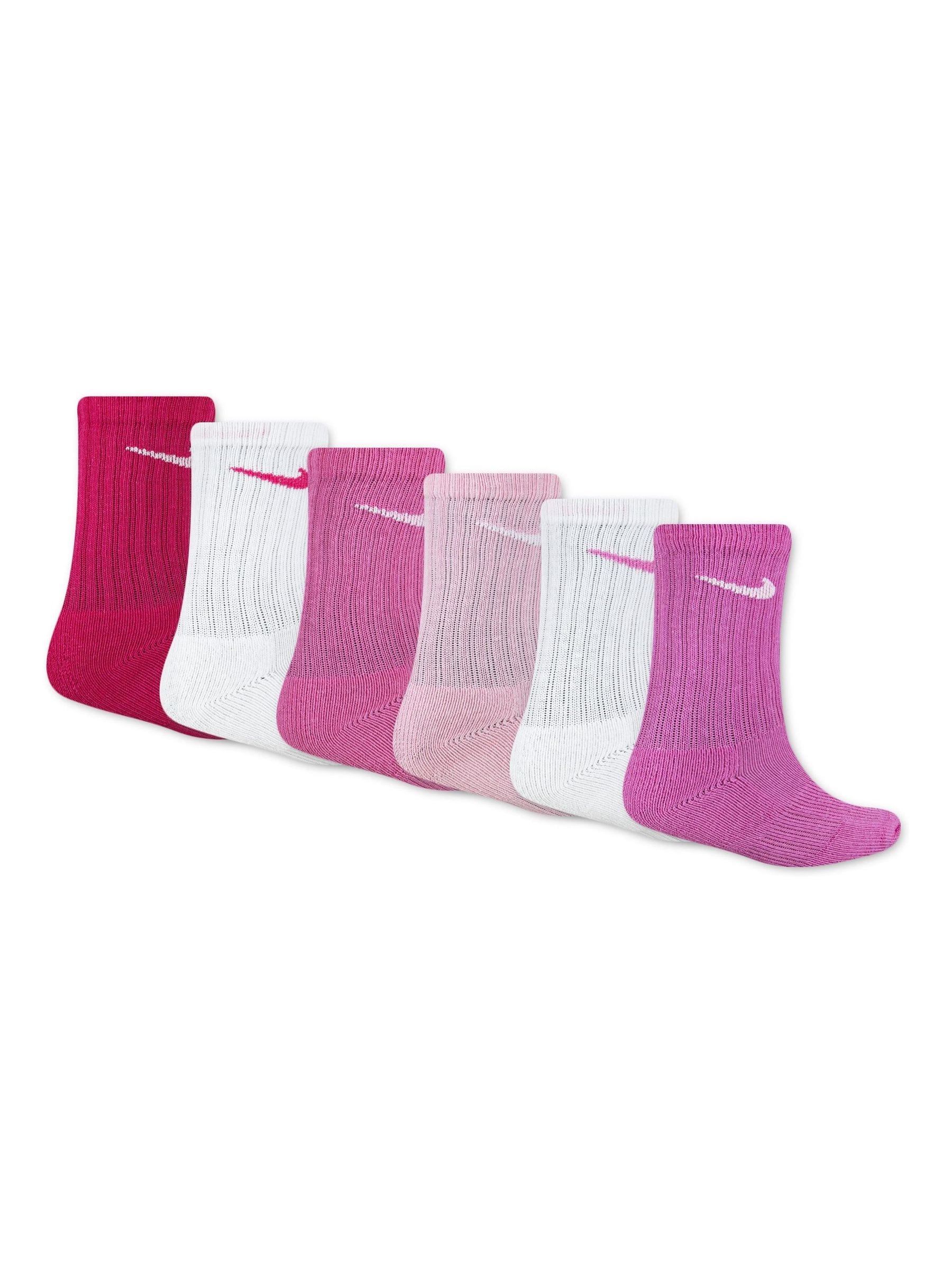 nike pink running socks
