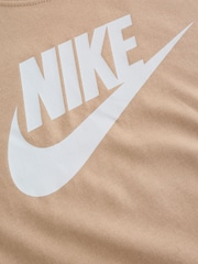 Nike Brown HBR Club T-Shirt and Shorts Set - Image 5 of 7
