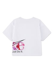 Nike Little Kids Move With Nature Graphic Boxy Fit T-Shirt - Imaginea 2 din 3