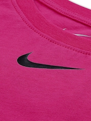 Nike Purple Little Kids Move With Nature Tshirt and Bike Shorts Set - Image 3 of 4