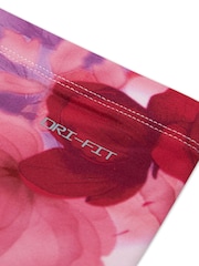 Nike Purple Little Kids Move With Nature Tshirt and Bike Shorts Set - Image 4 of 4