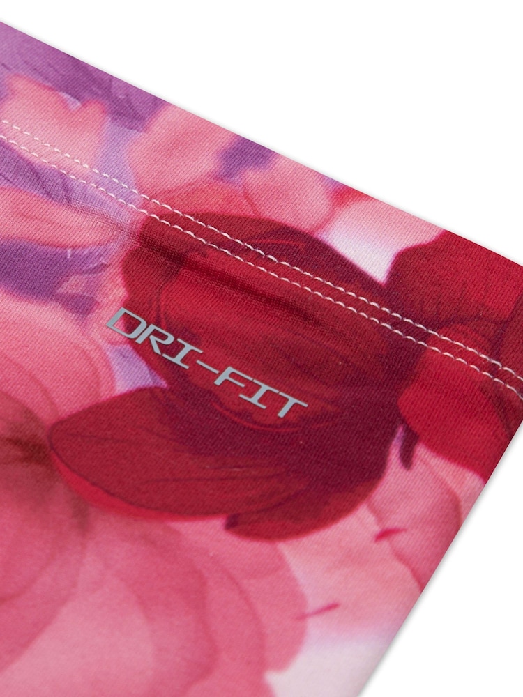 Nike Purple Little Kids Move With Nature Tshirt and Bike Shorts Set - Image 4 of 4