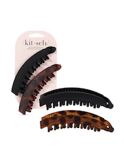 Kitsch Banana Hair Clips Set 2 Piece - Image 1 of 5