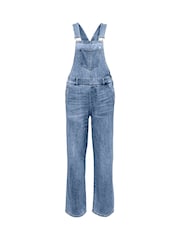 ONLY KIDS Blue Wide Leg Dungarees - Image 1 of 2