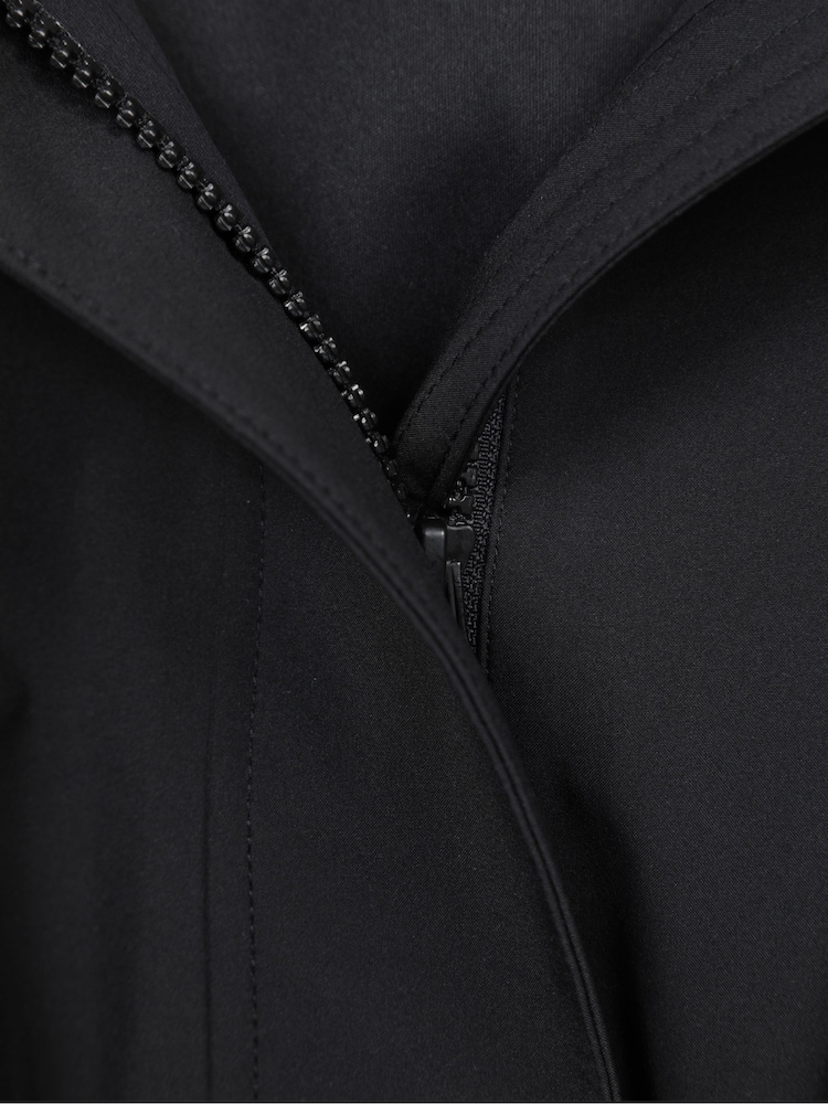 Mountain Warehouse Black Womens Jade Lightweight Long Waterproof Jacket - Image 11 of 11 Mountain Warehouse Black Womens Jade Lightweight Long Waterproof Jacket - Image 11 of 11