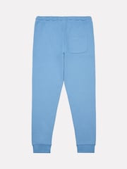 New Balance Dark Blue Boys 100% Cotton French Terry Stacked Logo Joggers - Image 2 of 3