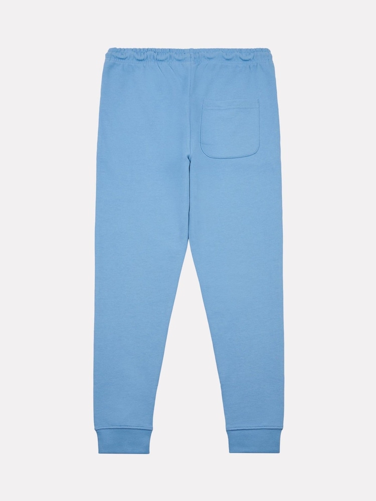 New Balance Dark Blue Boys 100% Cotton French Terry Stacked Logo Joggers - Image 2 of 3 New Balance Dark Blue Boys 100% Cotton French Terry Stacked Logo Joggers - Image 2 of 3