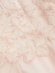 Monsoon Pink Arabella Flower Ruffle Dress - Image 4 of 4