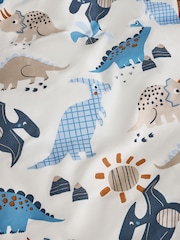 2 Pack Blue Dinosaur Duvet Cover and Pillowcases Set - Image 7 of 7