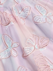 Monsoon Pink Butterfly Appliqué Swing Dress - Image 5 of 5