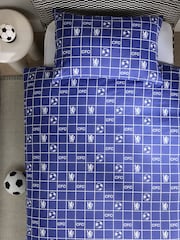 Blue Chelsea Football Club Duvet Cover and Pillowcase Set - Image 4 of 4