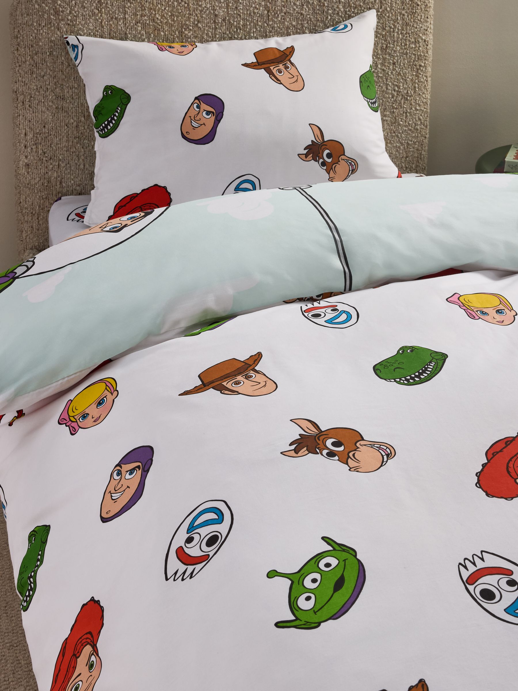 Buy Blue Toy Story Cotton Duvet Cover and Pillowcase Set from Next USA