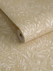 Laurence Llewelyn-Bowen Yellow Rambleicious Floral Print A4 Wallpaper Sample - Image 3 of 4