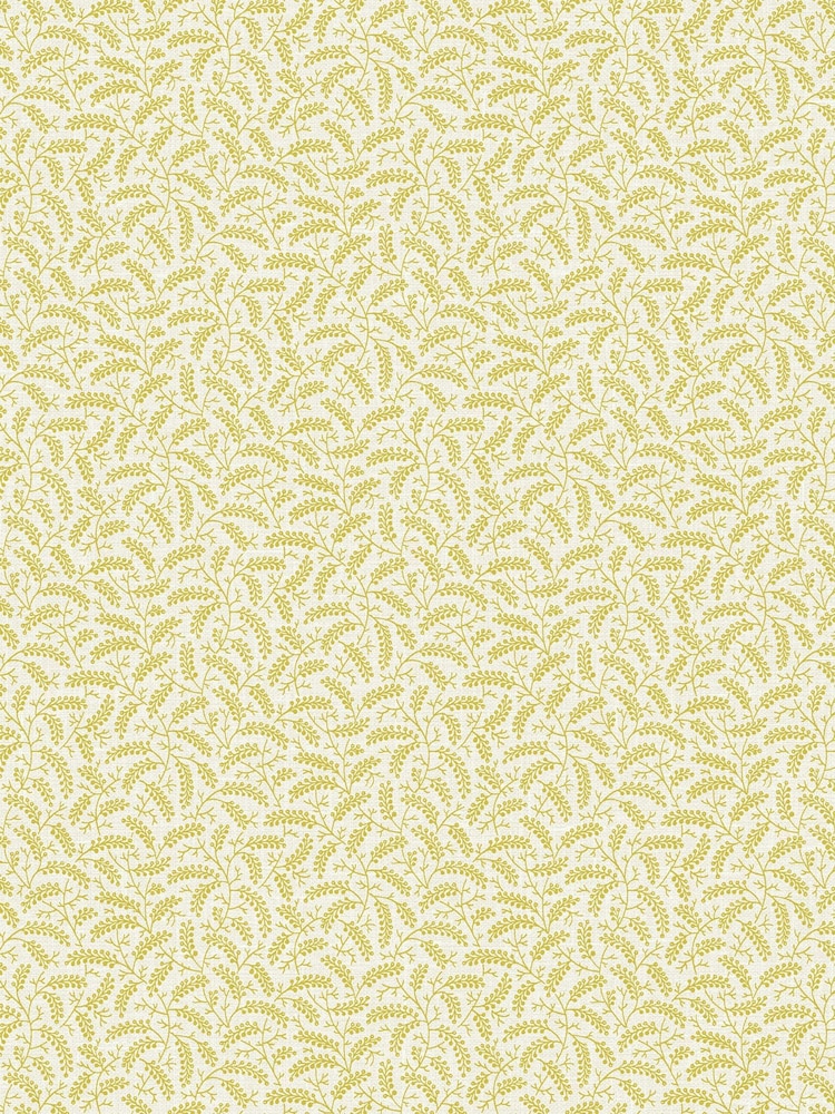 Galerie Yellow French Country Leaf A4 Wallpaper Sample - Image 2 of 2